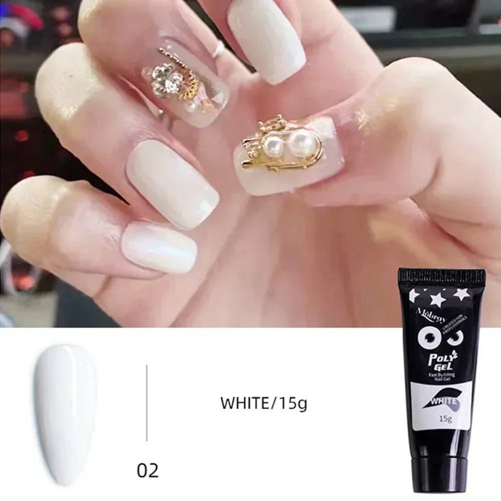 Poly Nail Gel Extension Set — Quick Building Manicure Kit