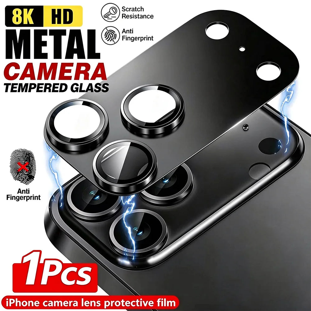 NNBILI Metal Glass Camera Lens Protector — Durable Lens Cover Accessory