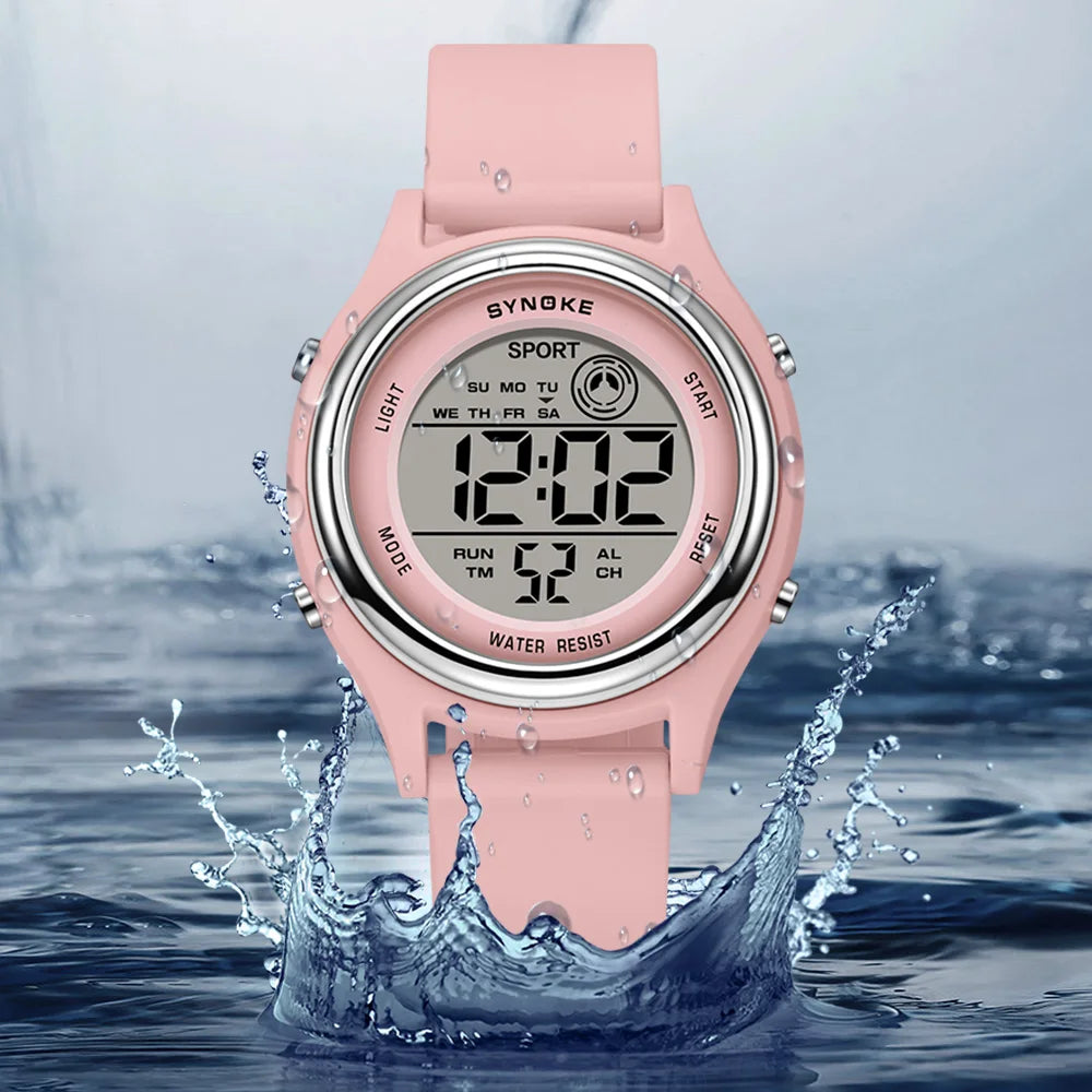 SYNOKE Kids Digital Sport Watch — Waterproof Electronic Timepiece with Backlight