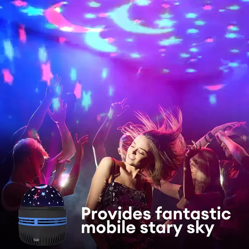saimili LED Starry Sky Projector — Magic Ball Moon and Star Night Light