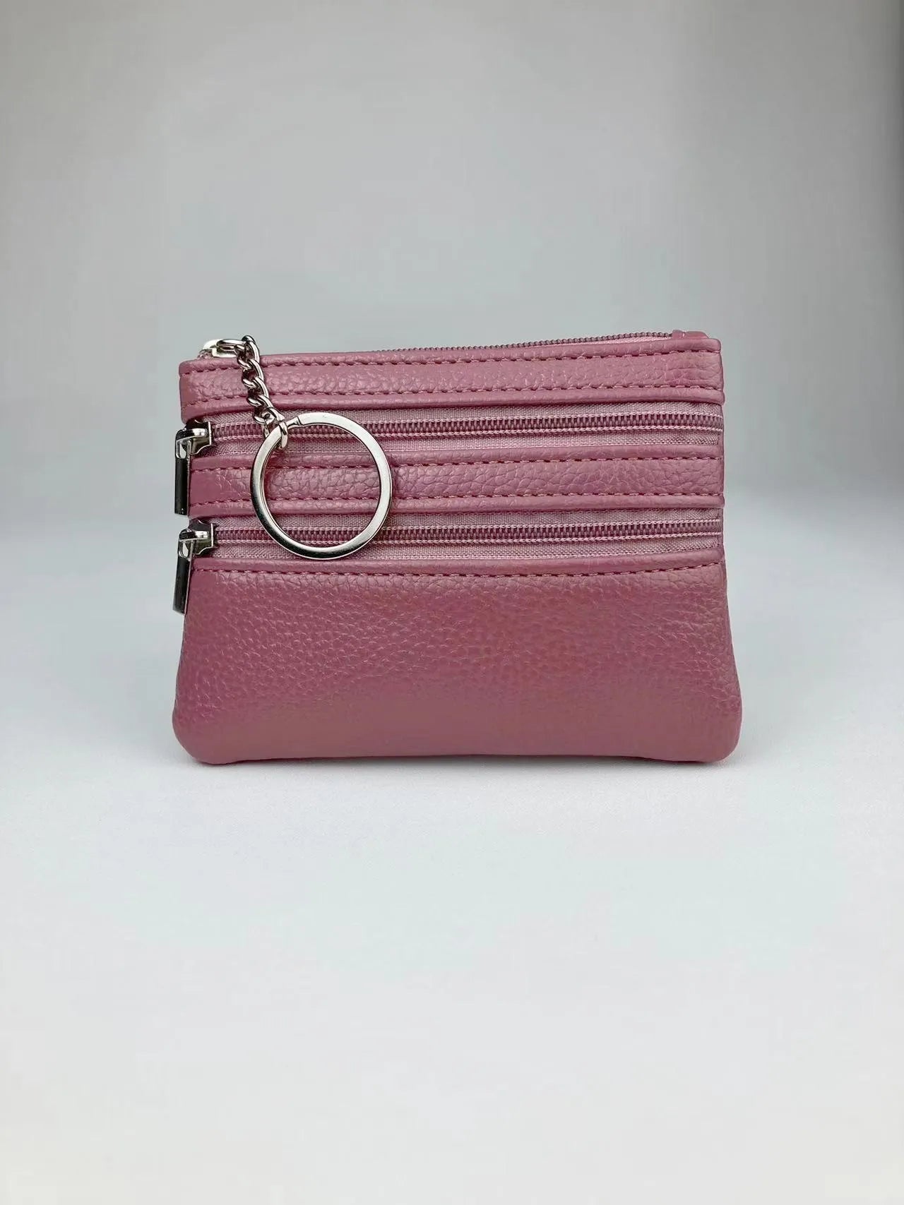molfmy Compact Coin Purse — Lightweight Double-Layer Zipper Wallet