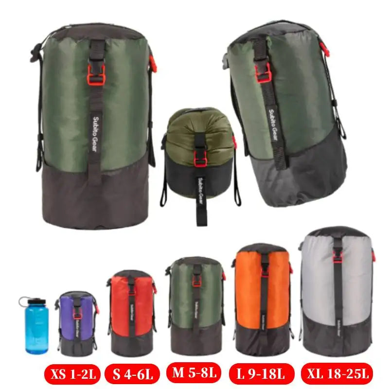 Ultralight Compression Stuff Sack — Water-Resistant Gear Organizer