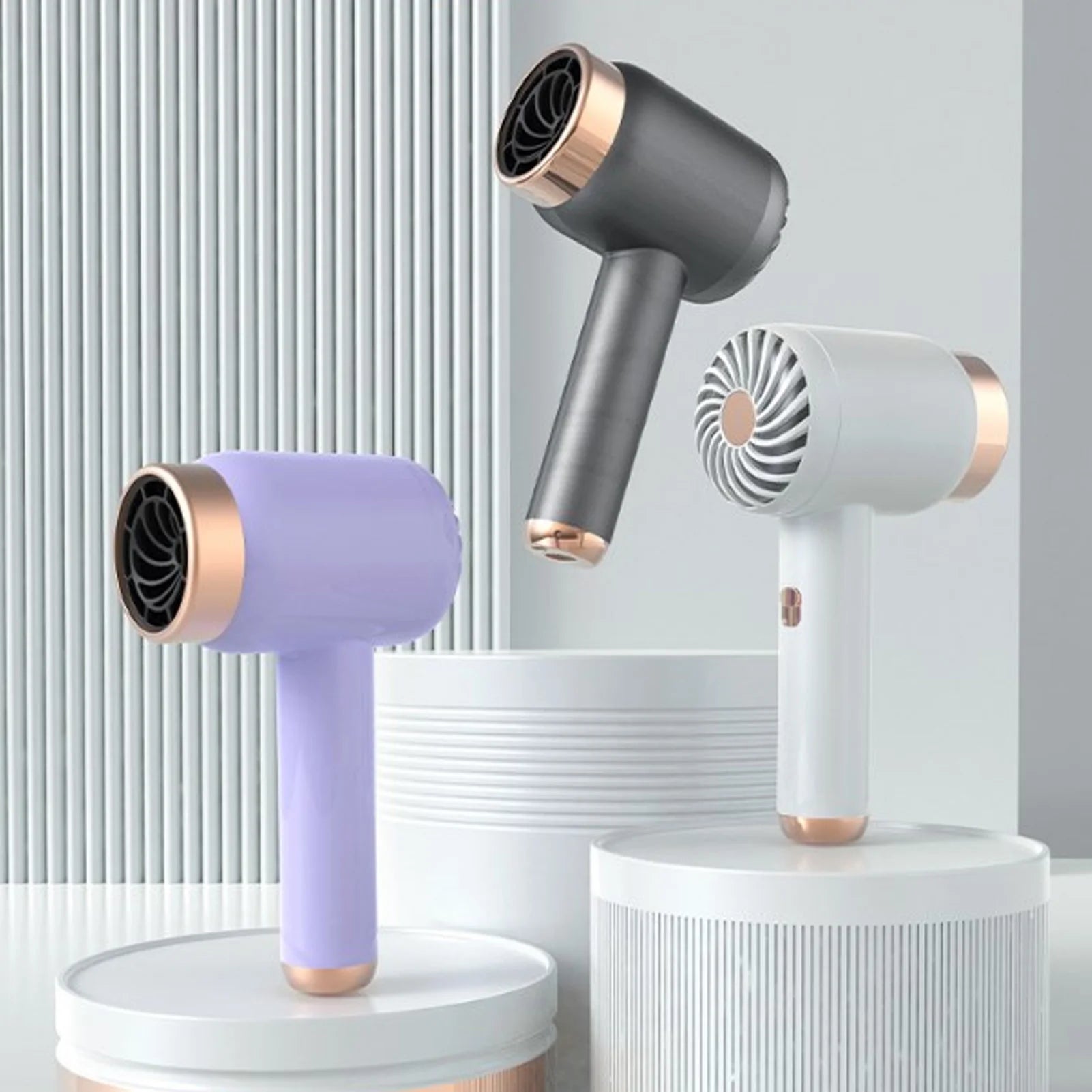 Romellar Ionic Hair Dryer — Dual Use Cordless and Plug-In Design