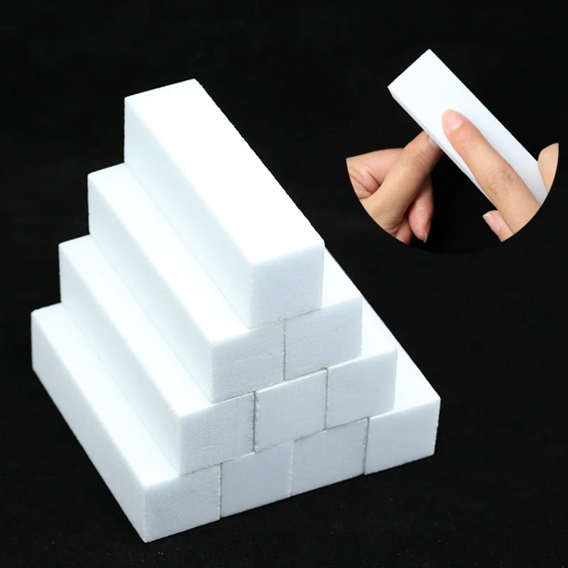 Nail Art Buffing Block — Professional Manicure and Pedicure Polishing Tool