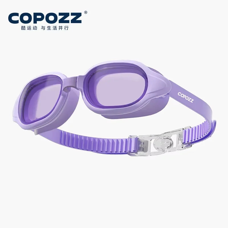 COPOZZ Prescription Swimming Goggles — Anti-Fog Diopter Eyewear for Adults