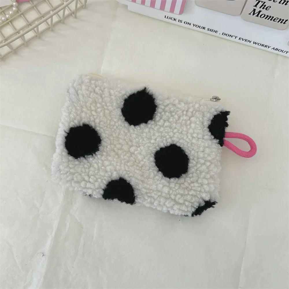 SOZAKKA Floral Canvas Coin Purse — Compact Zippered Change Pouch