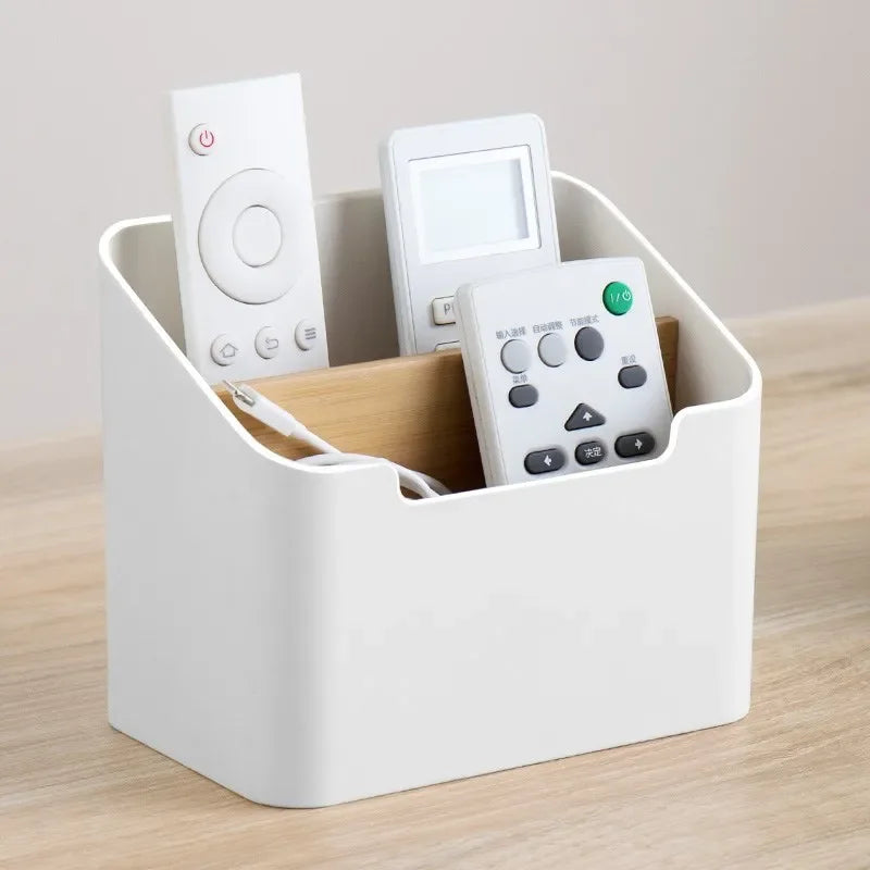 Multi-Functional Desktop Storage Box — Remote Control & Cosmetic Organizer