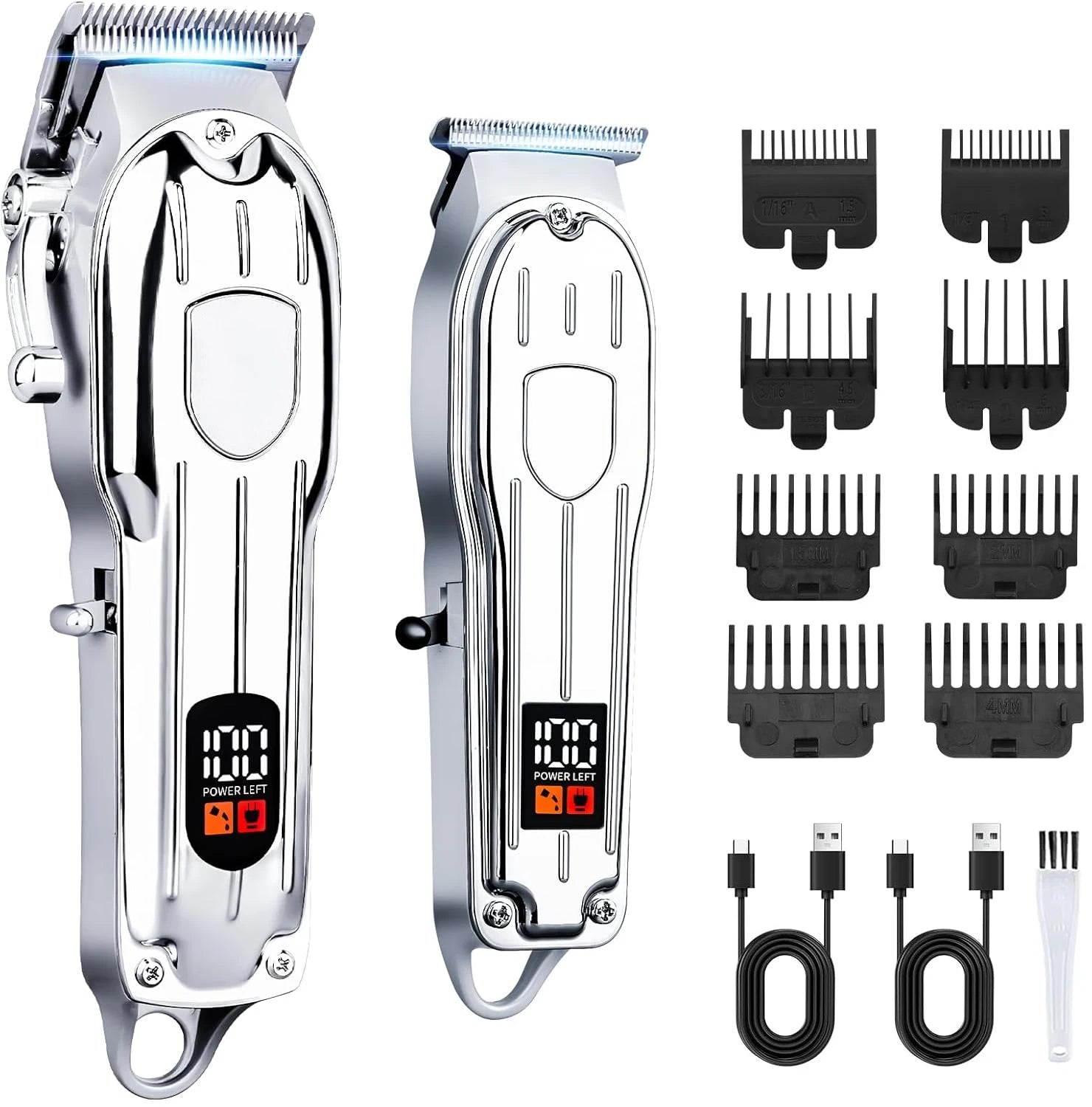 Edieu Professional Electric Hair Clippers — Cordless Trimmer Set for Men