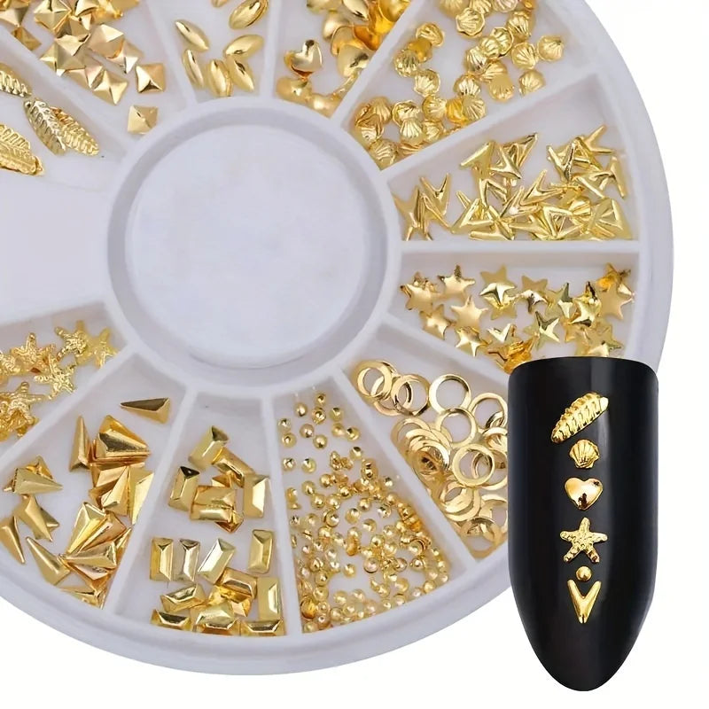 TaoTips Nail Art Rhinestones — Acrylic Crystal Gems for Manicure Decoration