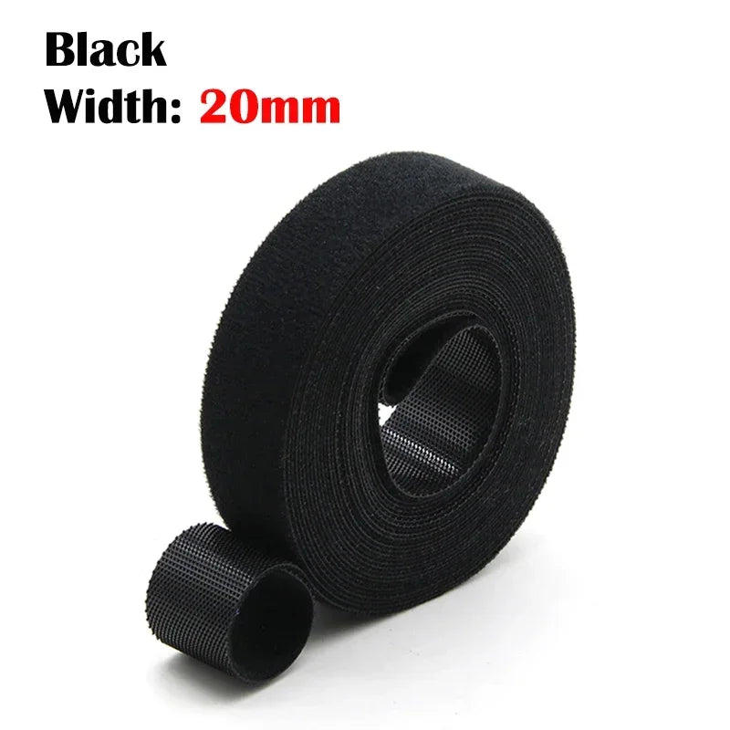 Reusable Nylon Cable Ties — Self-Adhesive Wire Management Straps
