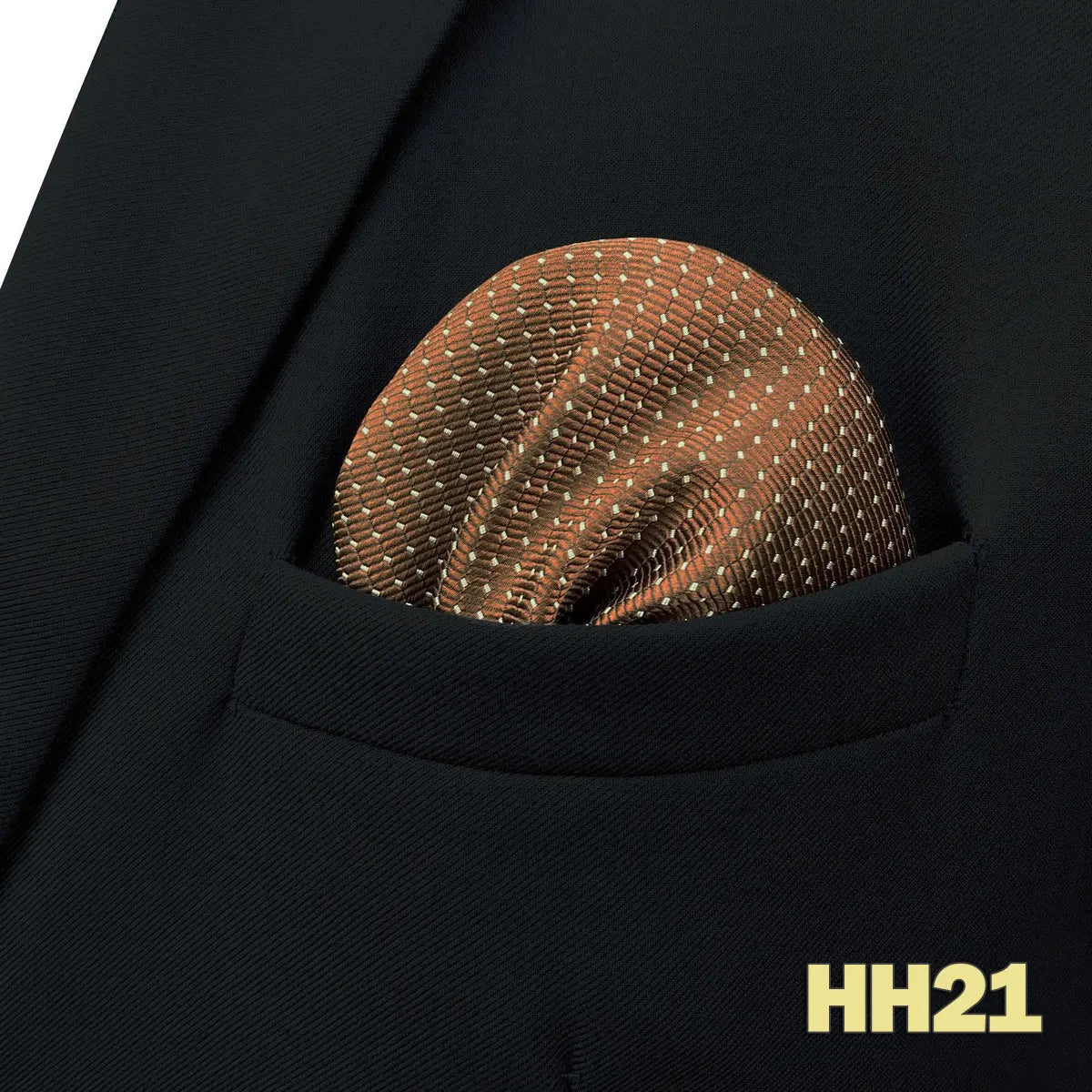 shlax&wing Men's Paisley Pocket Square — Elegant Microfiber Handkerchief for Suits