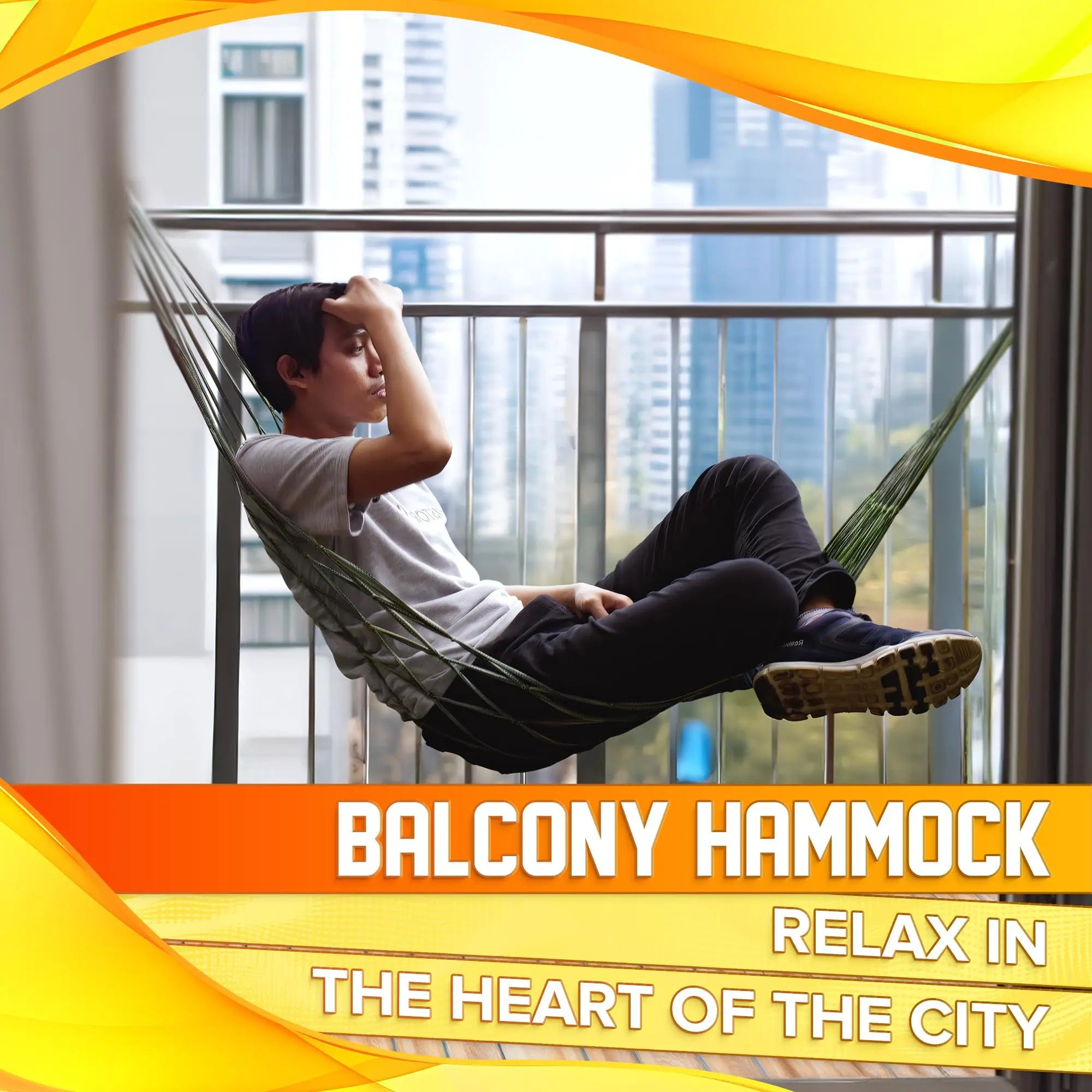 Portable Nylon Camping Hammock — Lightweight Outdoor Net Swing for Hiking