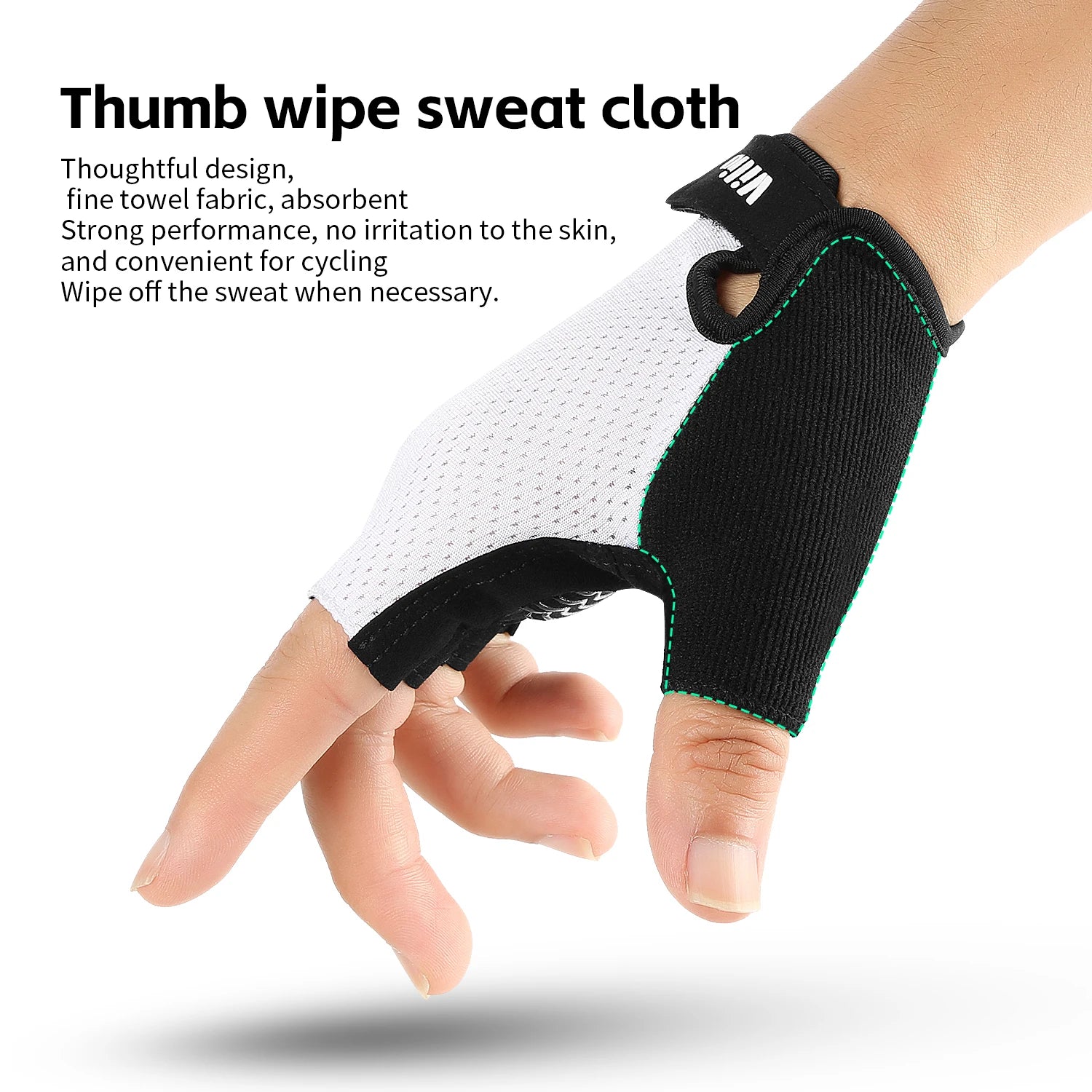 Fezrgea Cycling Gloves — Shock-Absorbing Half Finger Training Gear