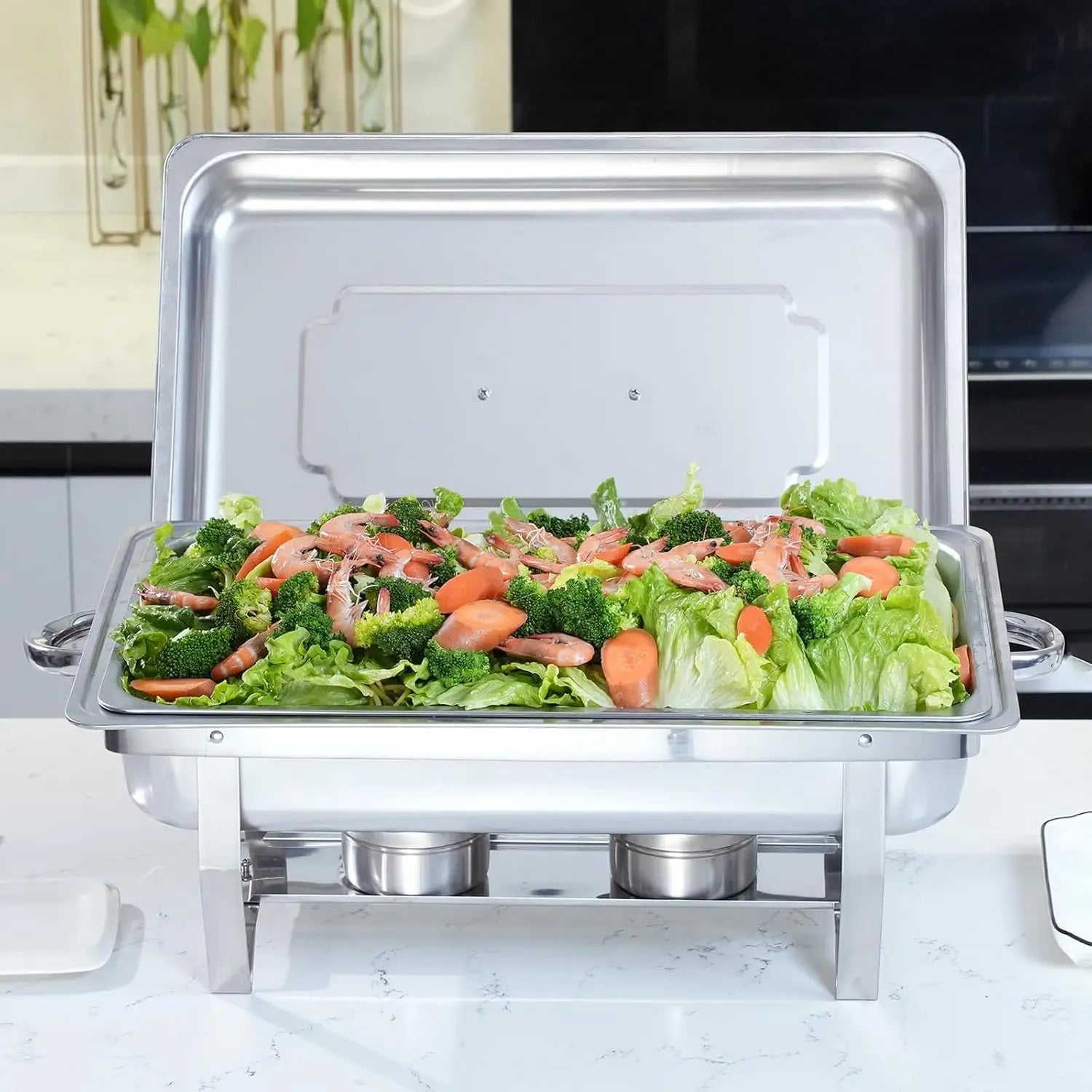 Stainless Steel Chafing Dish Buffet Set — Professional Food Warmer for Catering