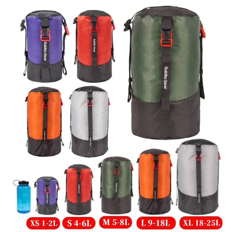 Ultralight Compression Stuff Sack — Water-Resistant Gear Organizer