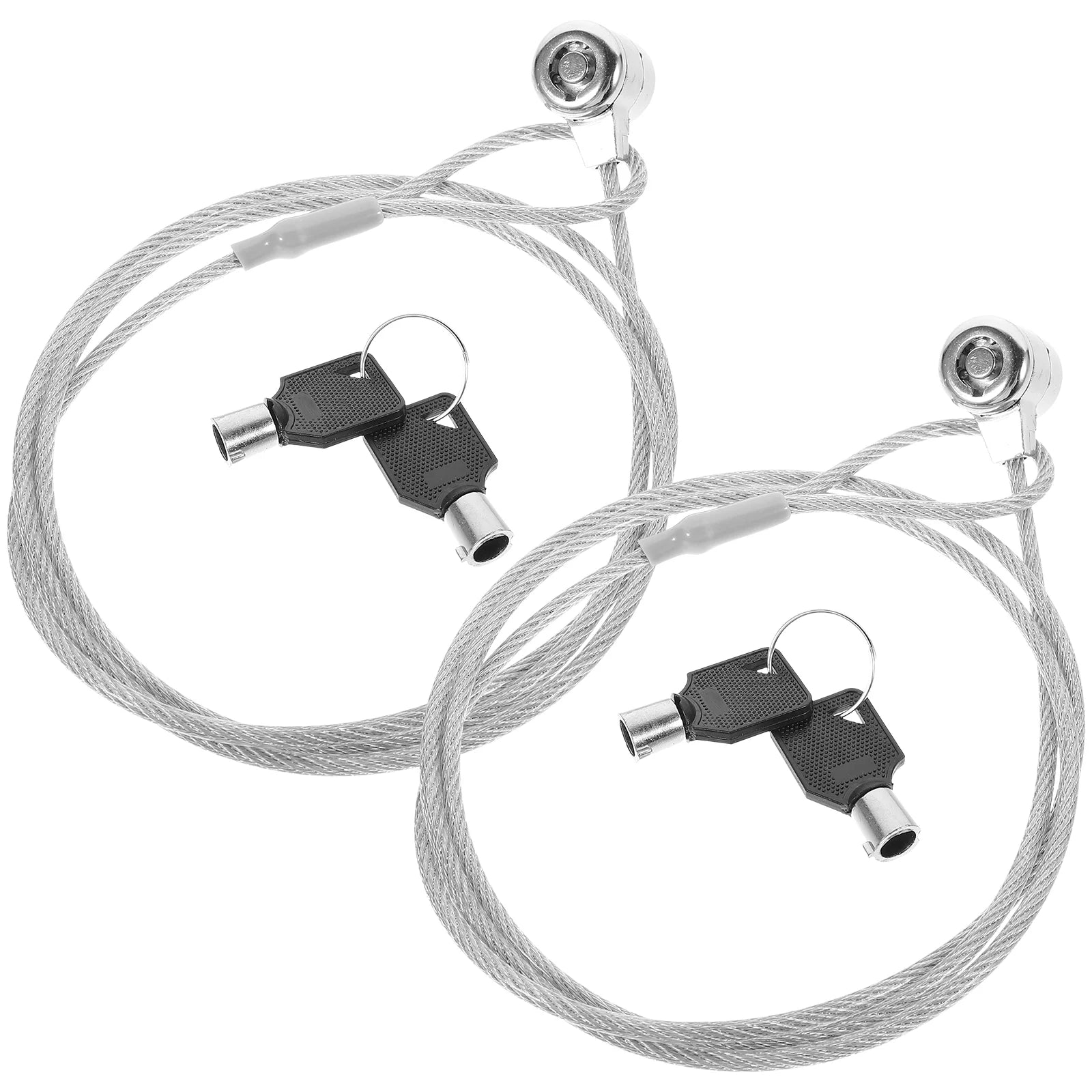 Laptop Security Cable Lock Set — Flexible Alloy Wire with Keys