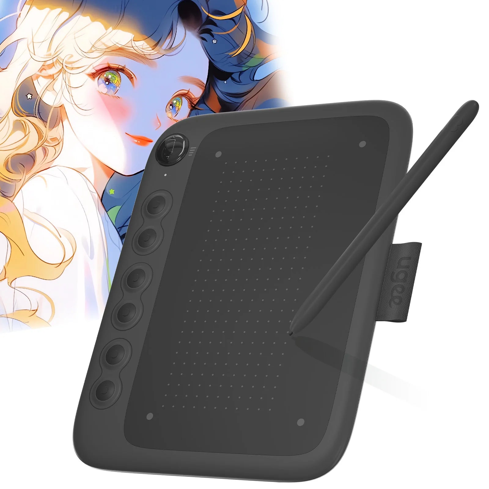 UGEE Q6 Graphic Tablet — 8192 Pressure Levels Digital Drawing Board