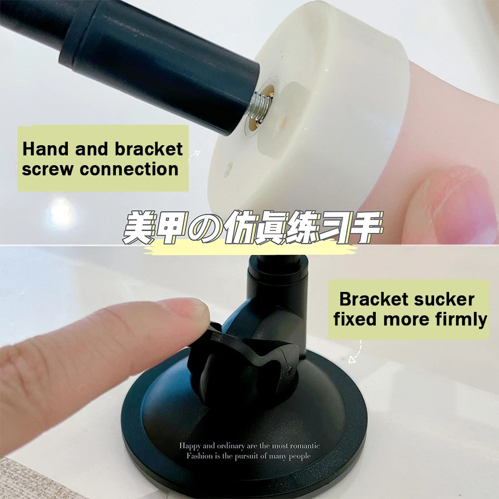 Silicone Nail Practice Hand — Professional Manicure Training Tool