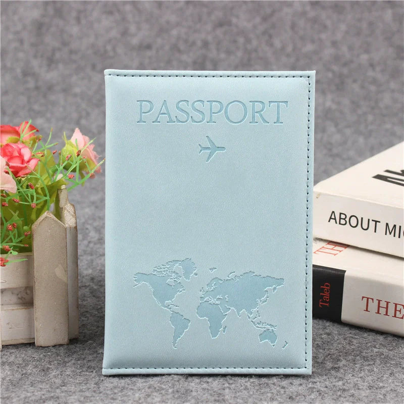 cosyde PU Leather Passport Cover — Travel Document Organizer & Card Holder