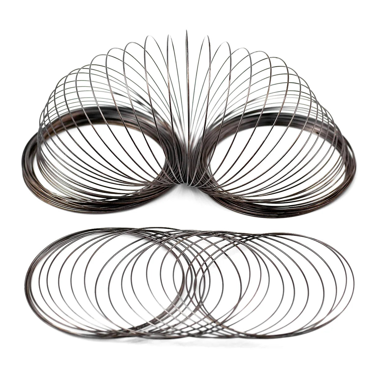 JHNBY Memory Steel Wire — 0.6mm Jewelry Making Findings, 50 Loops