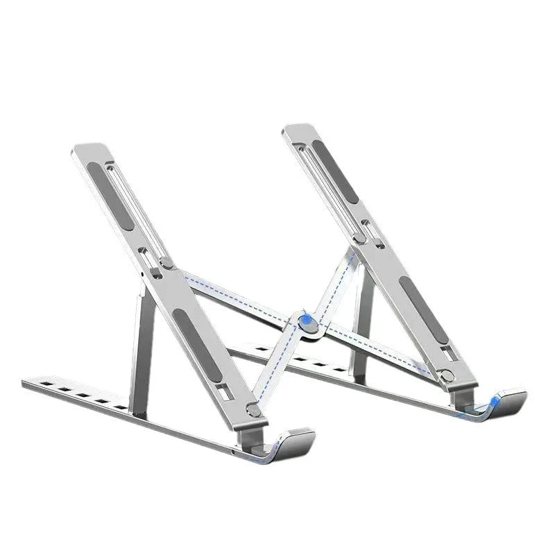 Adjustable Aluminum Laptop Stand — Foldable Ergonomic Riser for Better Ventilation