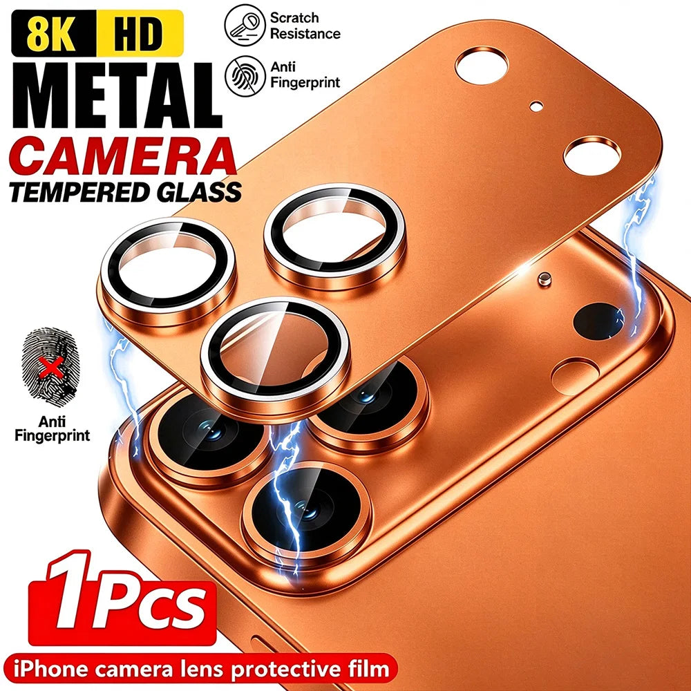 NNBILI Metal Glass Camera Lens Protector — Durable Lens Cover Accessory