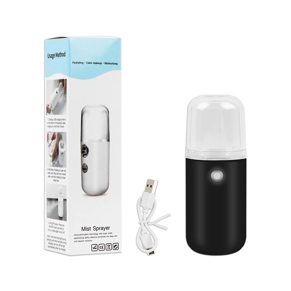 SALORIE Nano Mist Facial Sprayer — Portable Skin Moisturizing Device