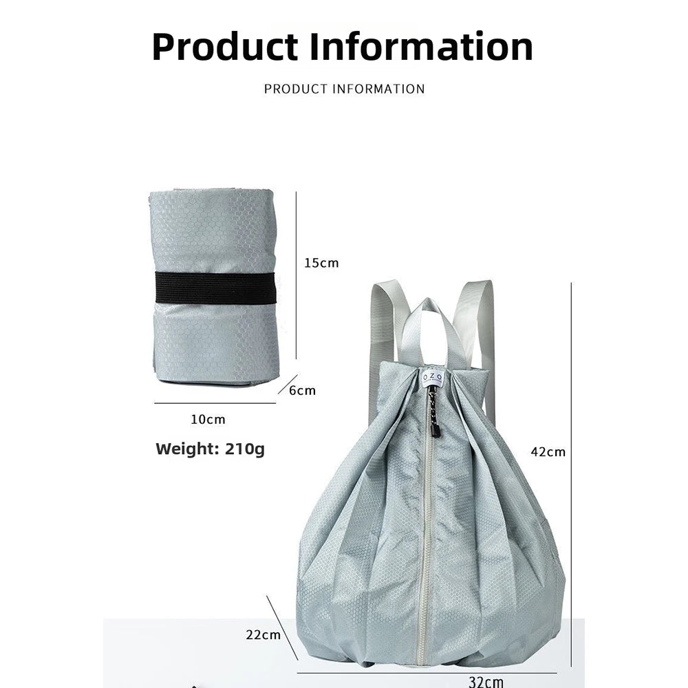 Foldable Travel Duffel Bag — Versatile Weekender & Gym Tote