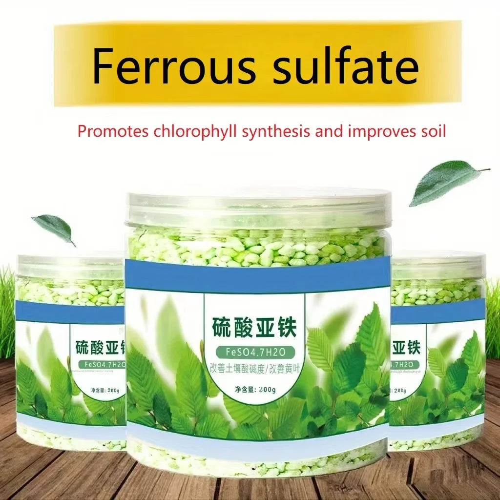 Ferrous Sulfate Flower Acid Fertilizer — Iron Supplement for Acid-Loving Plants