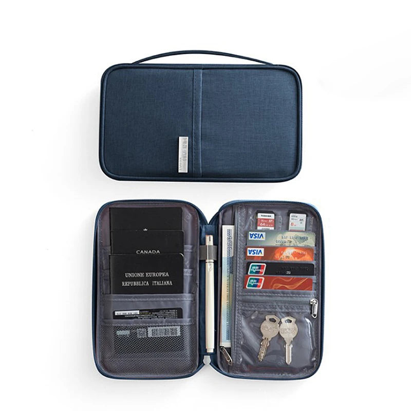 PULUE Travel Wallet Organizer — Waterproof Passport & Document Holder