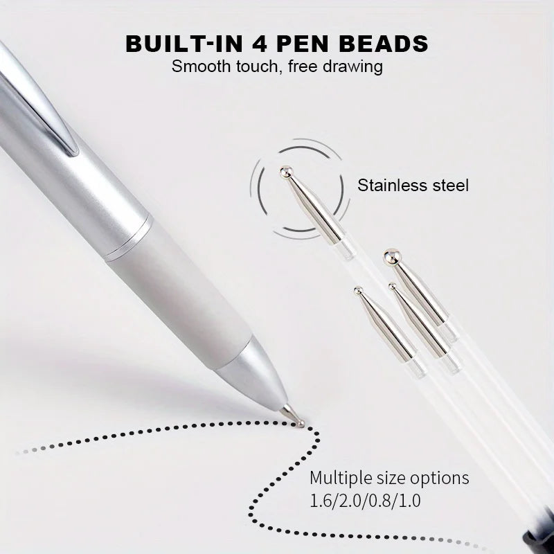Nail Art Dotting Pen — Ballpoint Design Manicure Tool for Precision Dotting