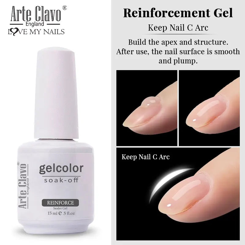 Arte Clavo Nail Prep Primer — Fast Air Dry Base Coat for Natural Nails