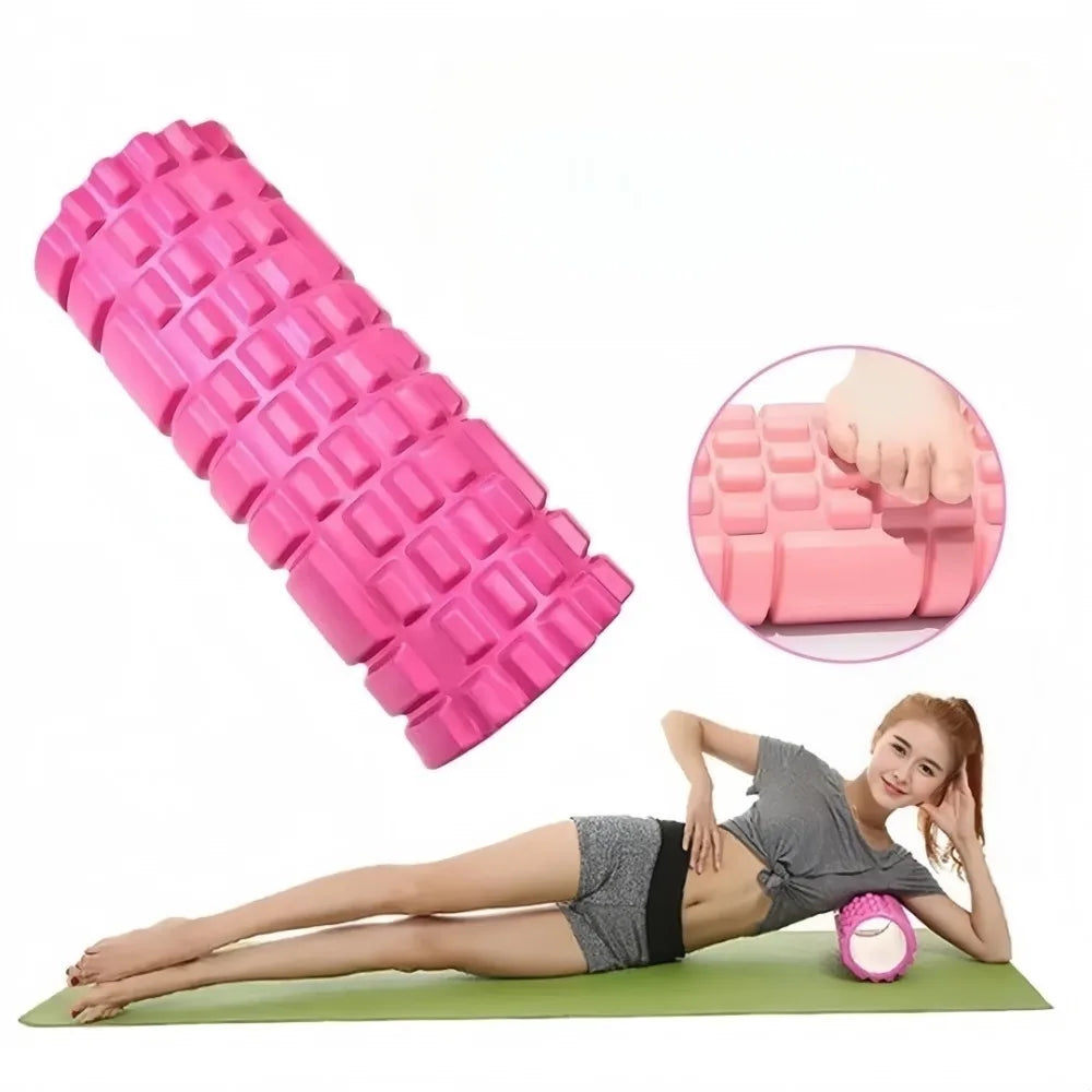 Hollow Foam Yoga Roller — Muscle Massage and Stretching Tool