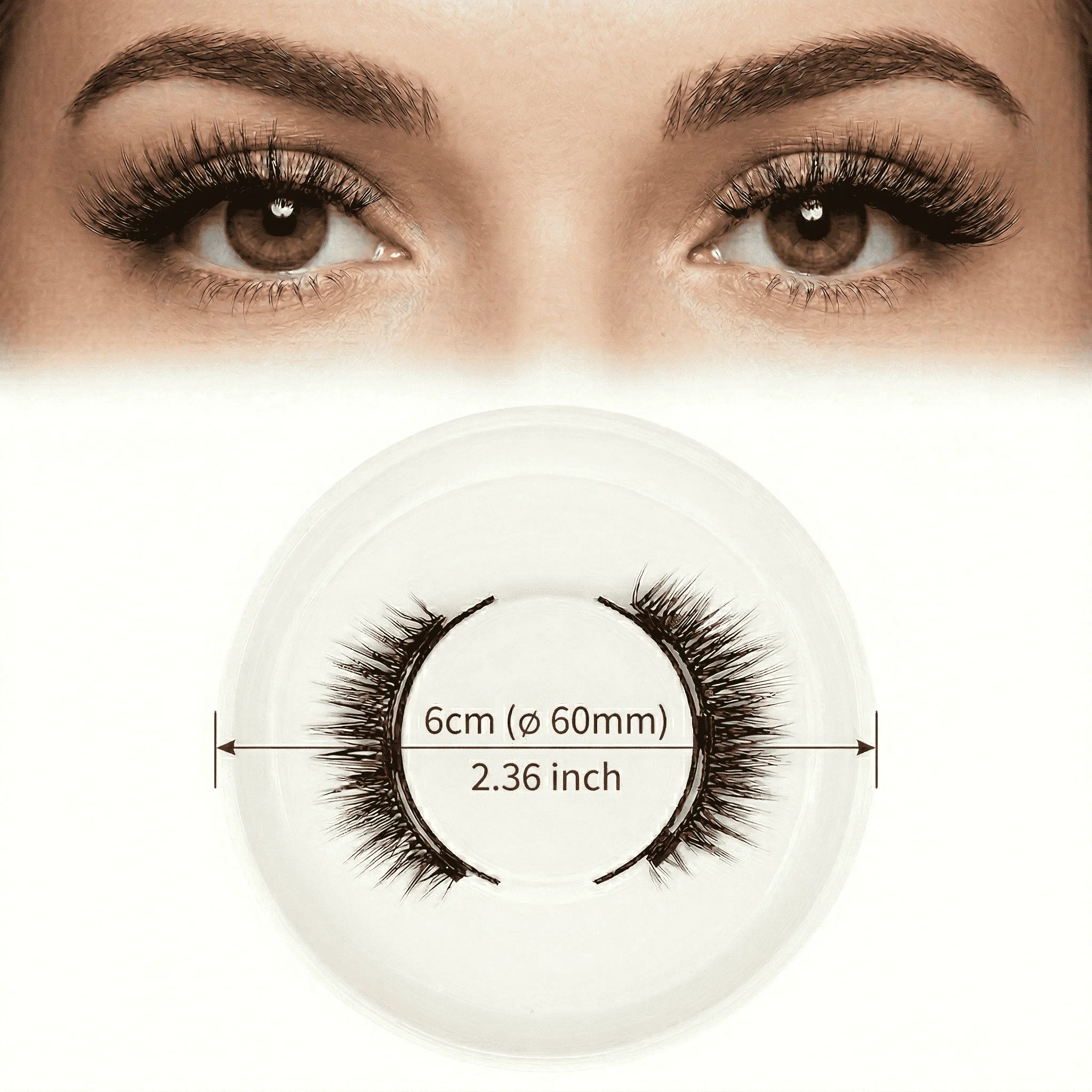 Magnetic False Eyelashes — Glue-Free Natural Style with Applicator