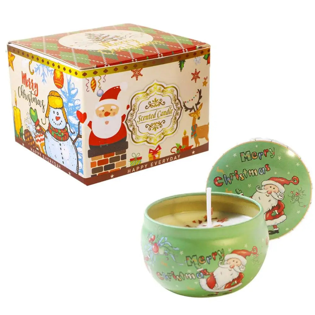 Christmas Scented Belly Jar Candle — Festive Aromatherapy Gift