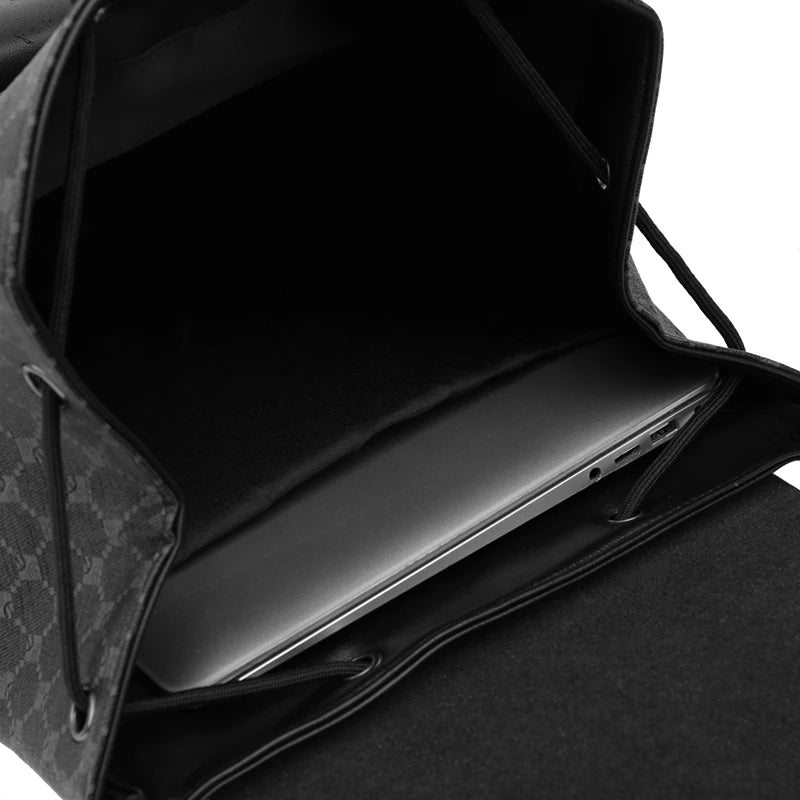 Multifunction Laptop Backpack — Stylish Daily Travel Bag, Black