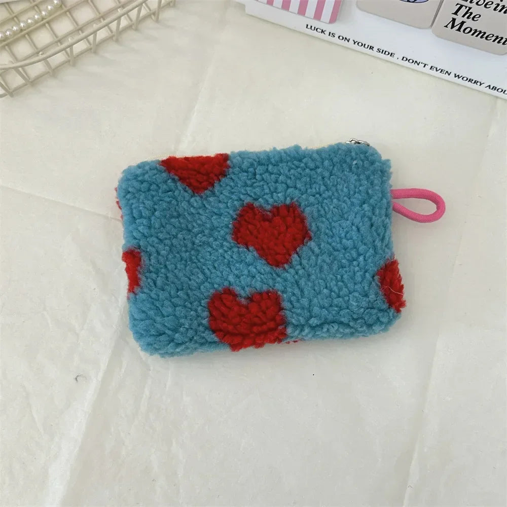 SOZAKKA Floral Canvas Coin Purse — Compact Zippered Change Pouch