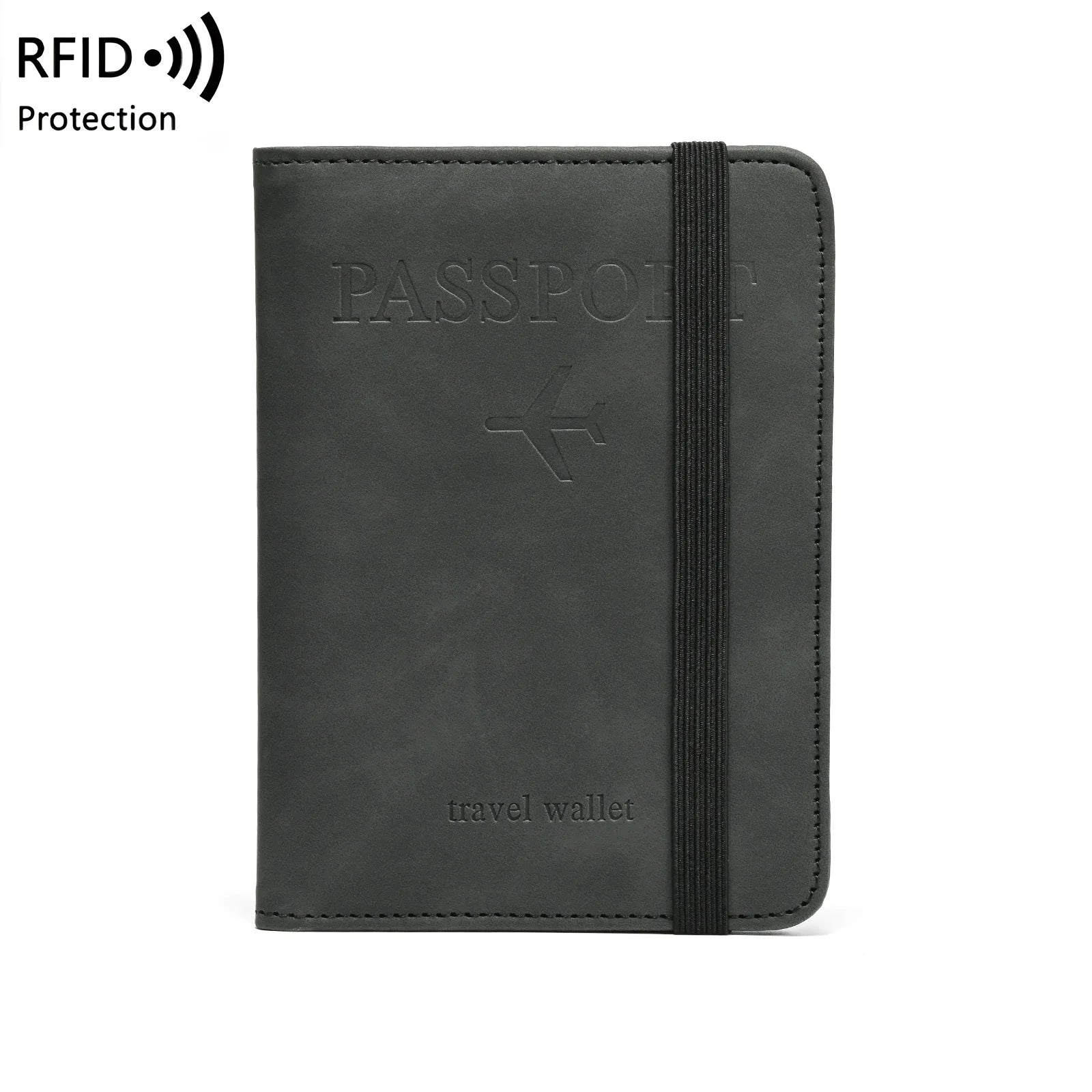 PU Leather Passport Cover — Multifunctional Travel Document Organizer