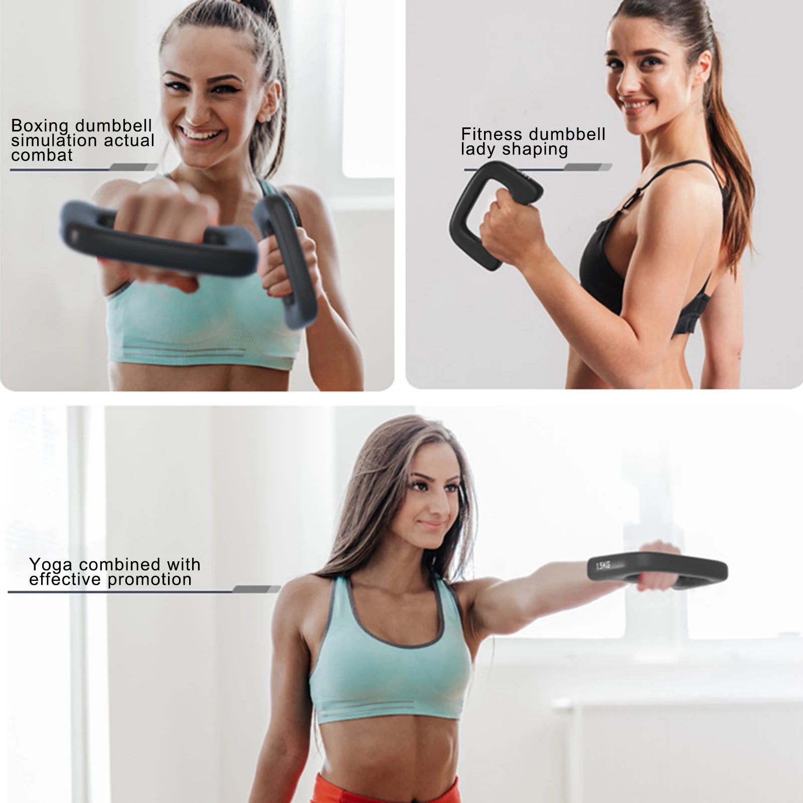 Ergonomic Hand Shaped Dumbbells — Versatile Strength Training Weights