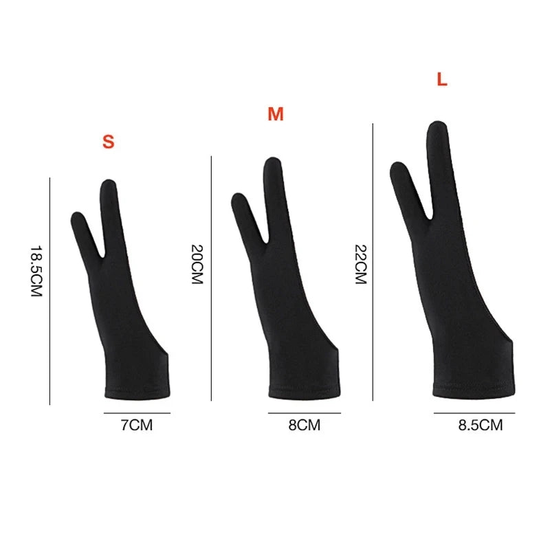 Digital Tablet Drawing Glove — Smooth Frictionless Surface for Artists
