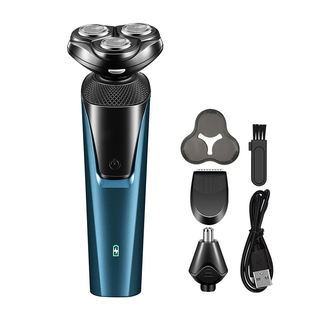 cooskr Electric Shaver for Men — 3-in-1 Multifunctional Grooming Kit