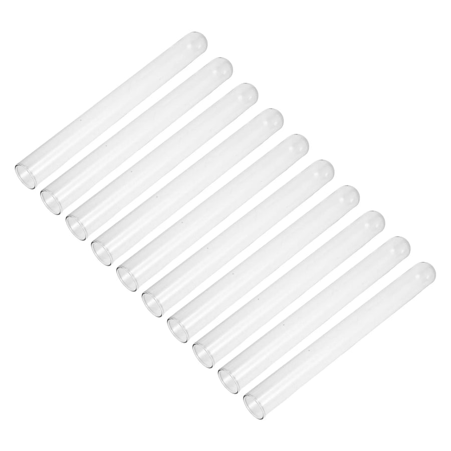 Borosilicate Glass Test Tubes — Clear Laboratory Glassware for Science Experiments