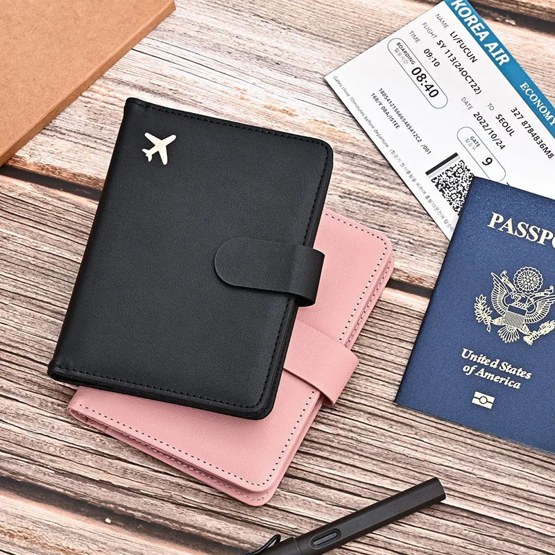 SNUGUG Leather Passport Holder — Waterproof Travel Wallet & Card Case