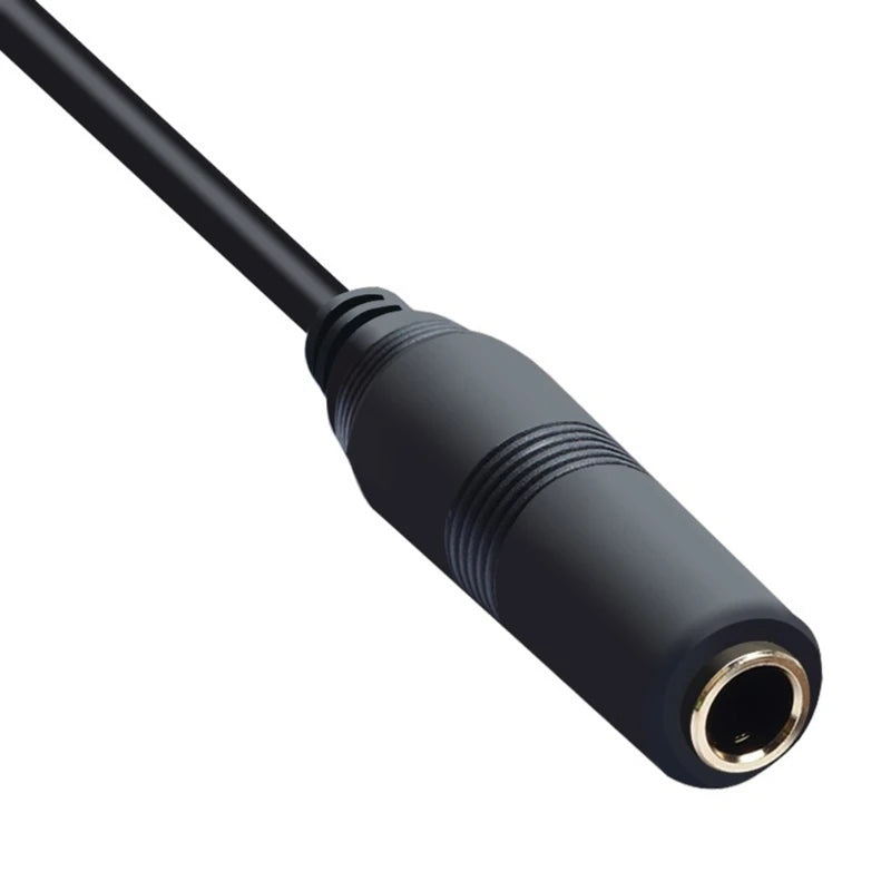 Guitar Extension Cable — 6.35mm TS Male to TRS Female Jack