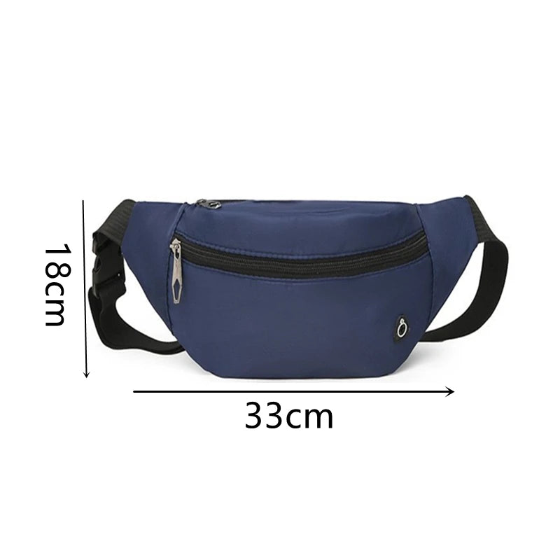 Multifunctional Waist Fanny Pack — Lightweight Sports Belt Bag for Running