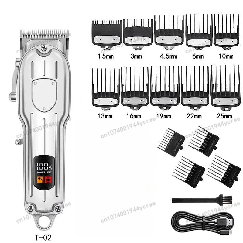 Edieu Professional Electric Hair Clippers — Cordless Trimmer Set for Men