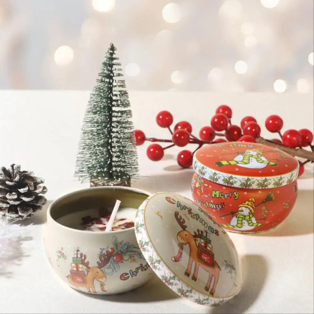 Christmas Scented Belly Jar Candle — Festive Aromatherapy Gift