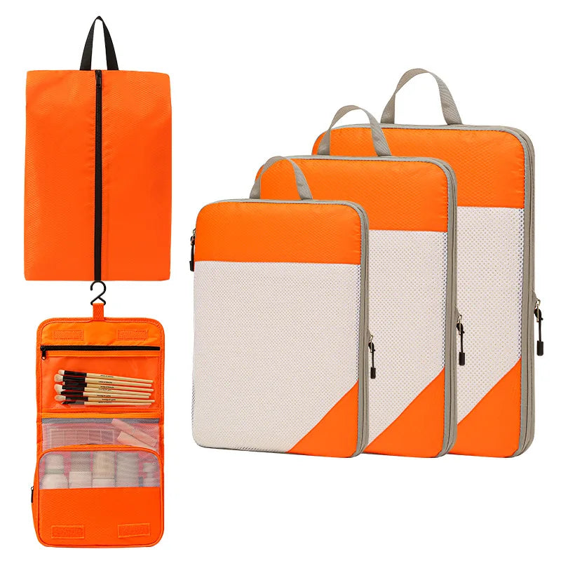 Ufine Travel Packing Cubes — Compression Storage Bags for Organized Luggage