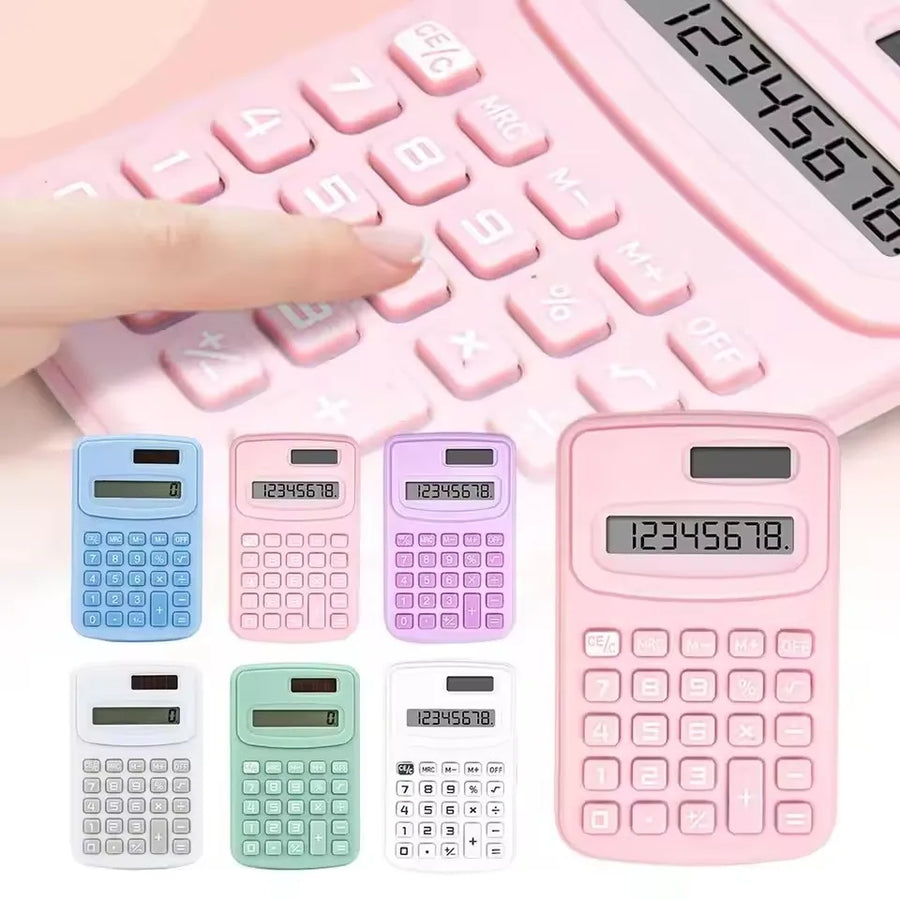 Solar Powered Scientific Calculator — Compact Desktop Mini Design