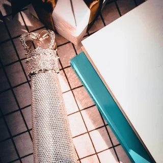 Rhinestone Insulated Water Bottle — Bling Aesthetic Stainless Steel Flask